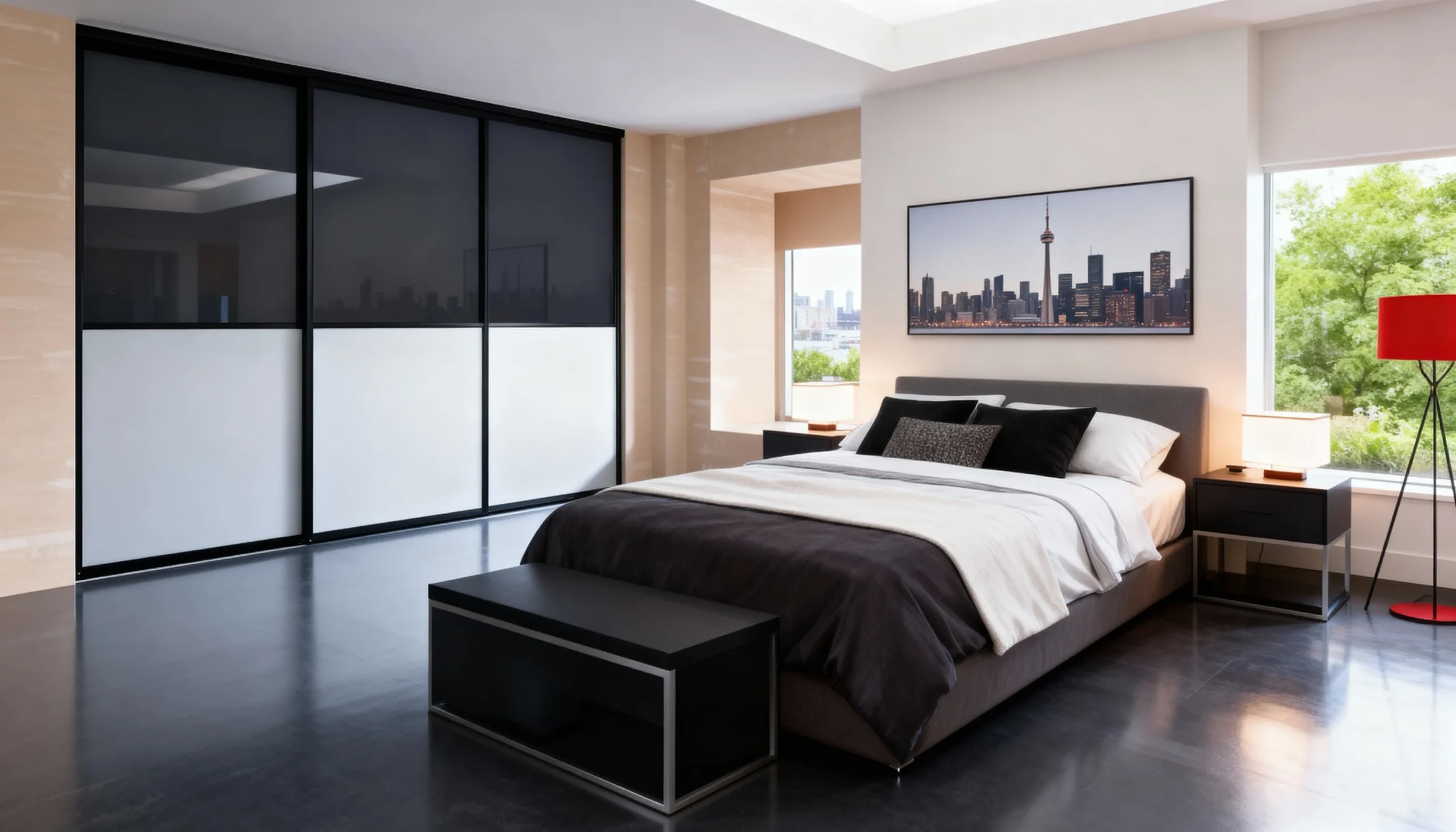 Custom Closet & Sliding Doors by Komandor in a Toronto interior